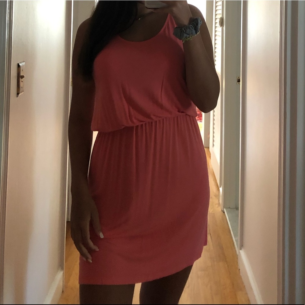 Salmon dress from H&M